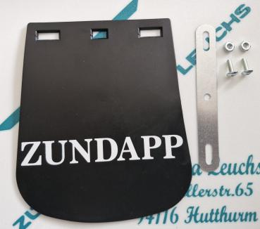 ZÜNDAPP Gummi-Spritzlappen mit Befestigungsset – 14 x 17 cm Schriftzug